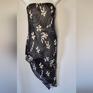 Tres Bien Womans Floral Bathing suit Cover Up Sz L